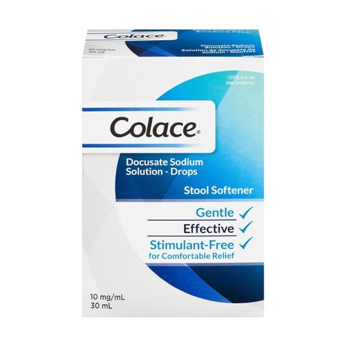 Colace Docusate Sodium Drops Stool Softener 30 ml