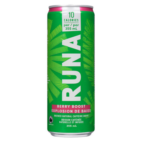 Runa Energy Drink Berry Boost 355 ml (can) - Voilà Online