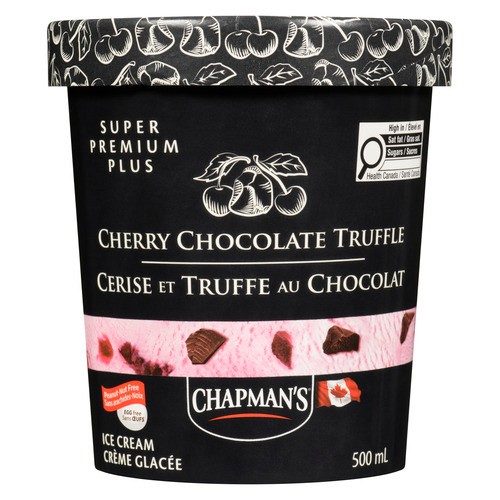 Chapman's Super Premium Plus Ice Cream Cherry Chocolate Truffle 500 ml