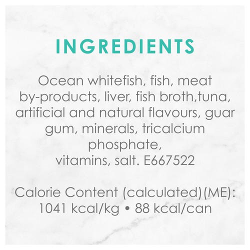 Fancy Feast Wet Cat Food Pate Ocean Whitefish & Tuna 85 g