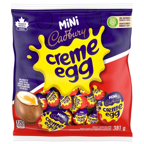 Cadbury Mini Creme Eggs Milk Chocolate With Soft Fondant Centre Candy 381 g