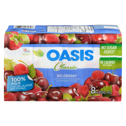 Oasis Classic Juice Wildberry 8 x 200 ml