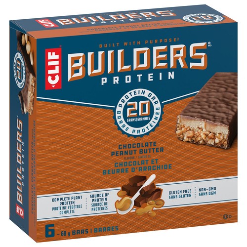 Builders Gluten-Free Protein Bars Chocolate Peanut Butter 6 Pack 408 g