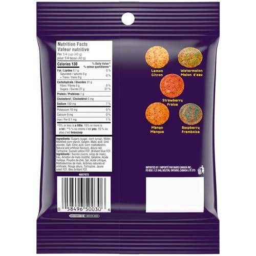 Skittles Gummies Candy Sweet Heat 164 g