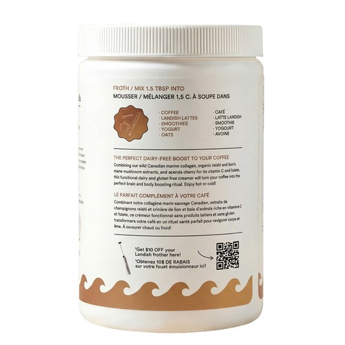 Landish Marine Collagen Functional Coffee Creamer Vanilla 270 g
