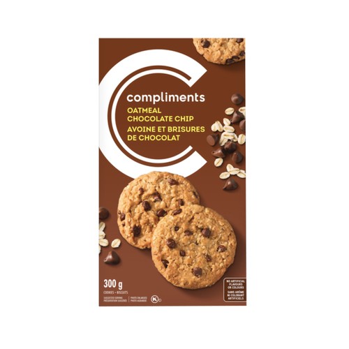 Compliments Cookies Oatmeal Chocolate Chip 300 g