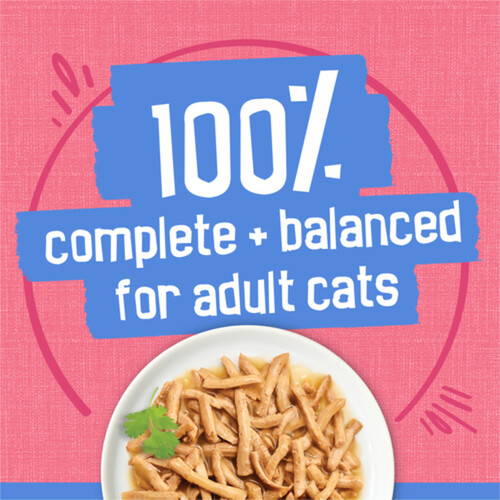 Friskies Wet Cat Food  Shredded Chicken & Salmon Dinner 156 g