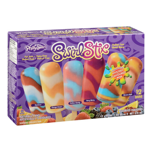 Philly Swirl Swirl Italian Ice Bars 58556 Ml Voilà Online Groceries And Offers 8549
