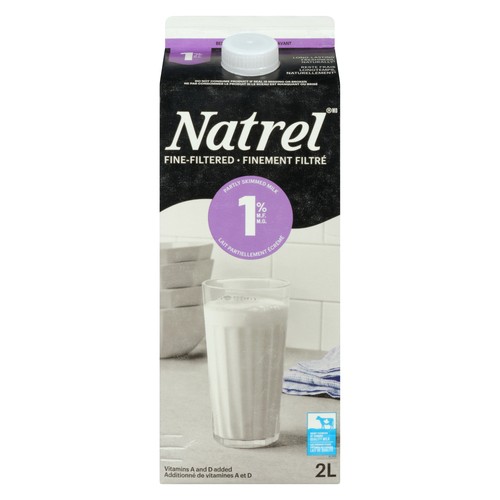 Natrel 1% Milk Partly Skimmed 2 L