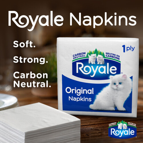 Royale Napkins 1-Ply 120 Sheets