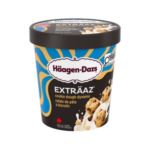 Haagen-Dazs Crème glacée extraaz dynamo de pâte à biscuits 450 ml