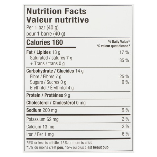 Vegan Pure Plant Based Keto Bar Choclate Chip Cookie Dough 12 x 40 g