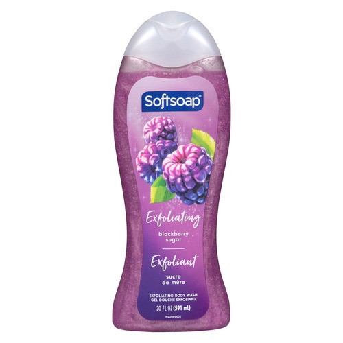 Softsoap Exfoliating Body Wash Blackberry Sugar 591 ml