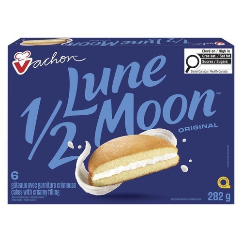 Vachon Half Moon Cakes Vanilla 282 g