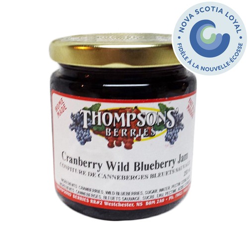Thompsons' Jam Cranberry Wild Blueberry 250 ml