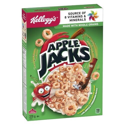Kellogg's Cereal Apple Jacks Apple & Cinnamon 320 g