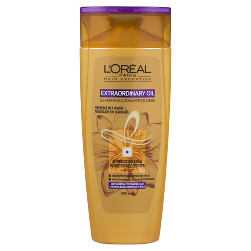 L'Oréal Hair Expertise Shampoo Extraordinary Oil Dry Normal To Coarse Hair 385 ml