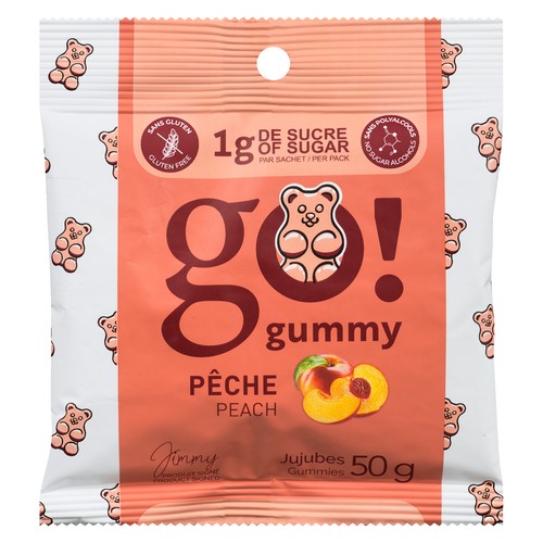 Jimmy Sevigny Go Gummy! Vitamins Gummies Peach 50 g