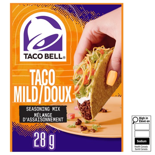 Taco Bell Seasoning Mix Taco Mild 28 g