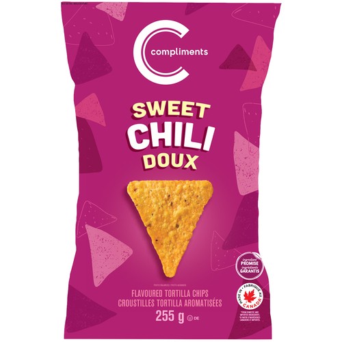 Compliments Tortilla Chips Sweet Chili 255 g