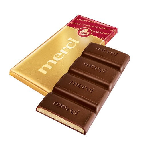 Merci Marzipan Chocolate Tablet 112 g