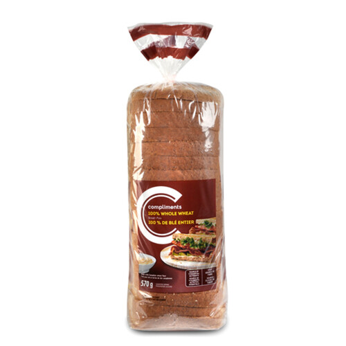 Compliments Bread Whole Wheat 570 g