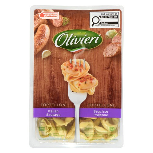 Olivieri Tortelloni Italian Sausage 600 g