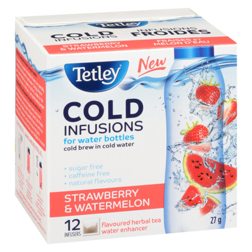 Tetley Cold Infusions Strawberry Watermelon 12 Infusers