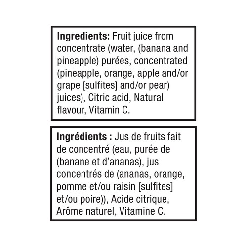 Oasis Juice Pineapple Banana Orange 960 ml