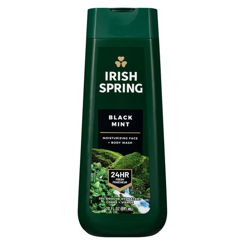 Irish Spring Body Wash Black Mint 591 ml