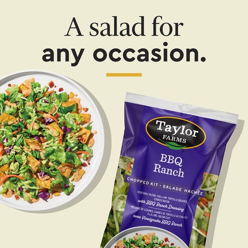 Taylor Farms Chopped Salad Kit BBQ Ranch 377 g