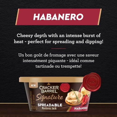 Cracker Barrel Cheese Spread Habanero 200 g