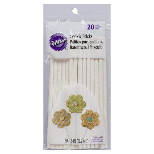 Wilton Enterprises 6 Inch Cookie Sticks 20 EA