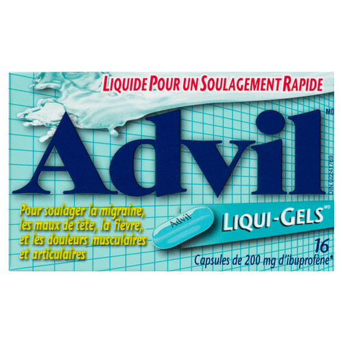 Advil Fast Relief Liquid Gels 200 mg 16 EA
