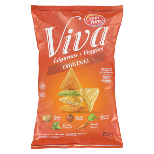 Yum Yum Viva Triangles Original Veggie 150 g