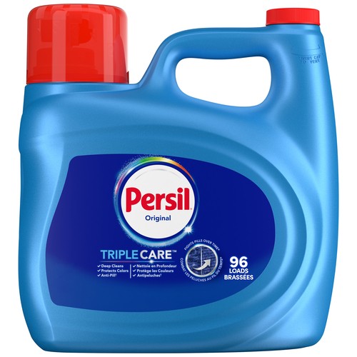 Persil TripleCare Liquid Laundry Detergent Original 3.72 L