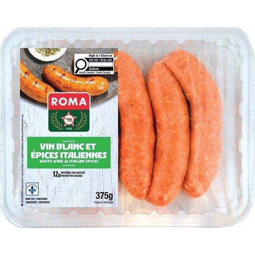 Roma Sausage White Wine & Italian Spices 375 g