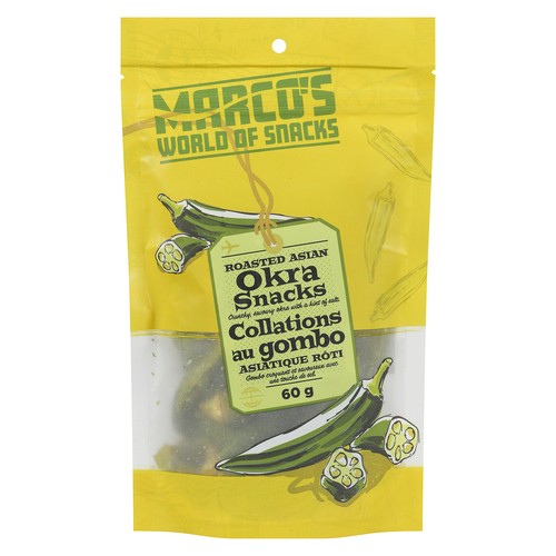 Marco's World Of Snacks Asian Okra Snacks Roasted 60 g