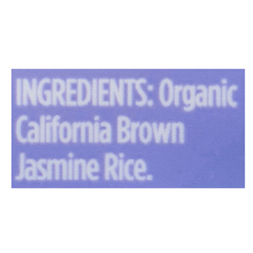 Lundberg Family Farms Organic Rice California Brown Jasmine 907 g