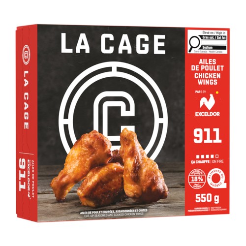 La Cage Frozen Chicken Wings Sport 911 550 g