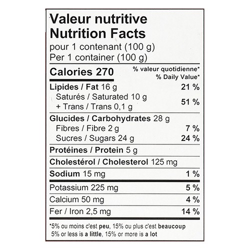 Chagnon Dessert Chocolate Cream Jar 200 g