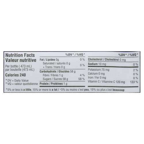 Grace Tropical Rhythms Artificially Flavoured Fruit Drink Lychee Paradise 473 ml (bottle)
