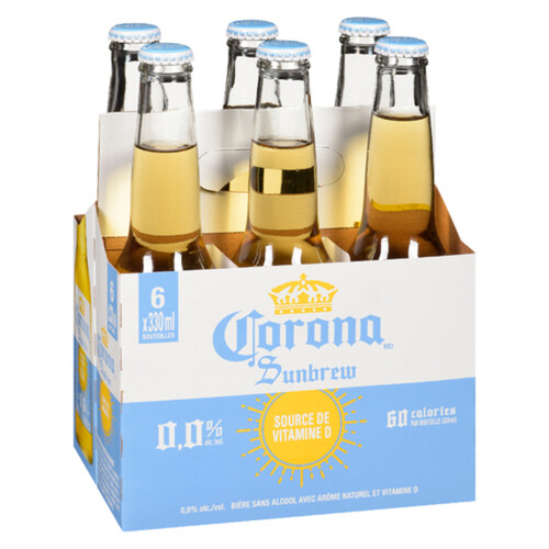 Corona Sunbrew Non Alcoholic Beer 6 x 330 ml (bottles)