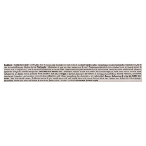 Alpha Foods Plant Based Meatless Sausage Burrito Original 156 g (frozen)