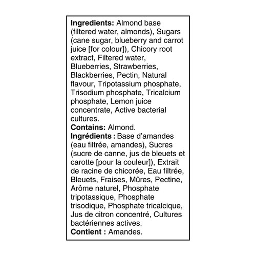 Silk Dairy-Free Almond Yogurt Berries & Acai Flavour 640 g