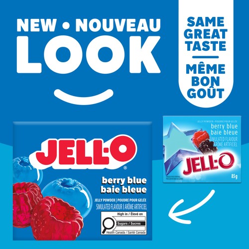 Jell-O Jelly Powder Berry Blue 85 g