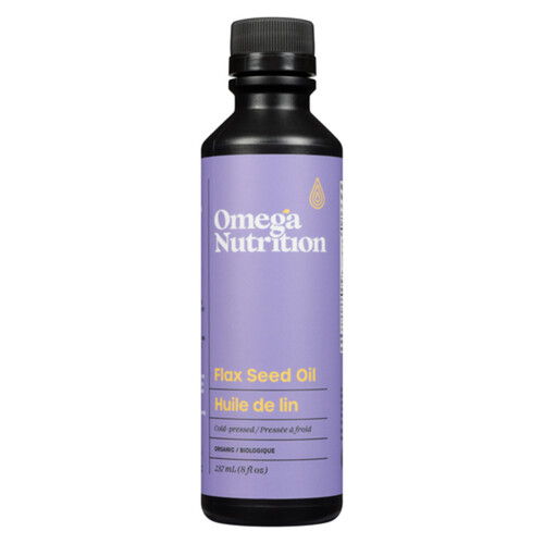 Omega Organic Oil Flax Seed 237 ml