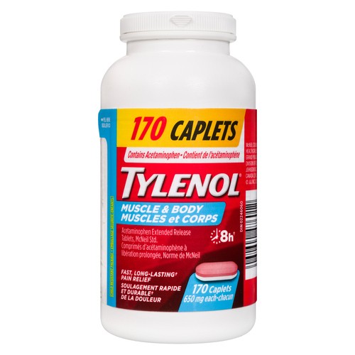 Tylenol Adult Analgesic Pain Relief Muscle & Body 170 EA