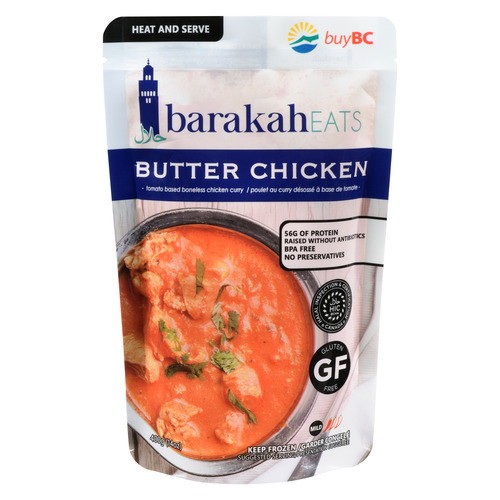 Barakah Eats Frozen Entree Butter Chicken 400 g