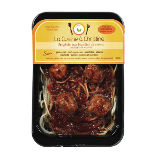 La Cuisine à Christine Gluten-Free Allergen Free Spaghetti With Meat Sauce 350 g (frozen)